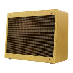 Mojotone Fender Tweed Deluxe Style 1x12 Combo Guitar Amp Cabinet Lacquered