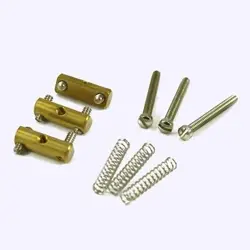 3 SADDLES BRASS VINTAGE '52 FENDER FOR TELECASTER 099-0843-000 (WITHOUT OFFSET)