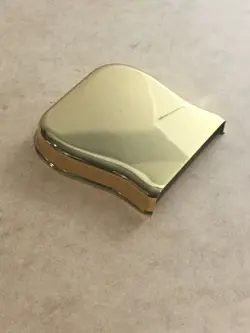 1960S VINTAGE REISSUE OLD STYLE NOS RELIC ASHTRAY BRIDGE COVER GOLD FENDER TELE