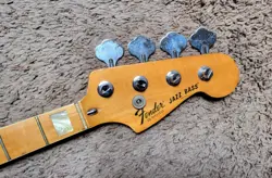 VINTAGE 1978-80 FENDER JAZZ BASS NECK & TUNERS *ALL ORIGINAL*  1979 1980 70s J
