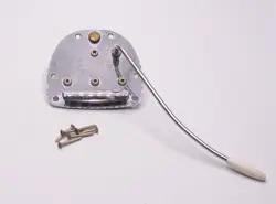 1965-1966 VINTAGE FENDER JAZZMASTER BRIDGE TAILPIECE W/TREMOLO ARM 1960S 1967