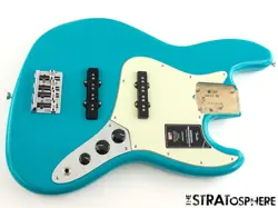 FENDER AMERICAN PROFESSIONAL II JAZZ J BASS, LOADED BODY USA MIAMI BLUE