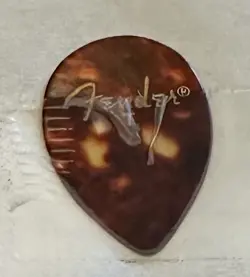 12 PACK FENDER 358 CLASSIC TEARDROP SHELL PICKS - THIN