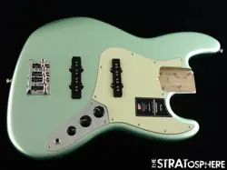 FENDER AMERICAN PROFESSIONAL II JAZZ J BASS, LOADED BODY USA MYSTIC SURF GREEN