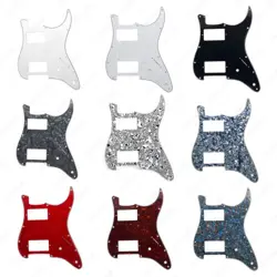 11 HOLE HH STRAT STYLE PICKGUARD FOR SQ FENDER STRATOCASTER VARIOUS COLORS