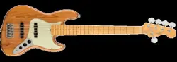 FENDER AM PRO J BASS V - ROASTED PINE - MAPLE
