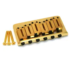 003-6808-000 GENUINE FENDER AM SRS GOLD HARDTAIL BRIDGE FOR STRATOCASTER/STRAT 