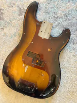 1964 FENDER PRECISION BASS BODY   PRE CBS 5 LBS