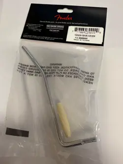 006-0004-049 FENDER LEFTY MEXICAN STANDARD STRAT CHROME TREMOLO ARM AGED TIP 5MM