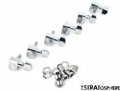 FENDER AMERICAN PROFESSIONAL II STRAT STRATOCASTER TUNERS TUNING PEG / CHROME