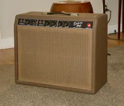 1963 FENDER BROWNFACE DELUXE AMPLIFIER IN STUNNING CONDITION. 