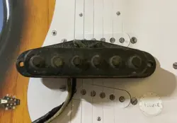 1959 FENDER STRATOCASTER BRIDGE PICKUP - ORIGINAL COIL AND LEADS