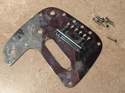 1950S FENDER CHAMP LAP STEEL GUITAR CONTROL PLATE