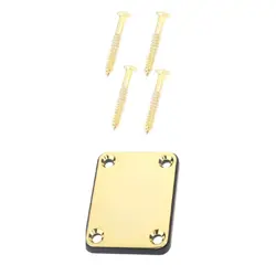 ELECTRIC GUITAR NECK PLATE WITH SCREW FOR FENDER STRATOCASTER TELECASTER D