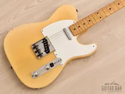 1955 FENDER TELECASTER VINTAGE GUITAR BLONDE (RIGGIO FINISH) W/ TWEED CASE