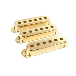 48/50/52MM GOLD PLATED SINGLE COIL PICKUP COVER FOR STRATOCASTER FENDER GUITAR A