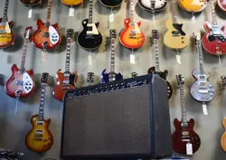 1965 FENDER DELUXE REVERB PRE-CBS TRANSITIONAL W/COVER