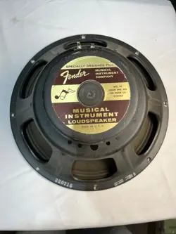 1967 FENDER JENSEN MUSICAL INSTRUMENTS LOUDSPEAKER FOR GUITAR AMPLIFIER