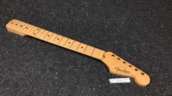 1957 FENDER MUSICMASTER GUITAR MAPLE NECK (#384)WITH ORIGINAL FINISH + FERRULES