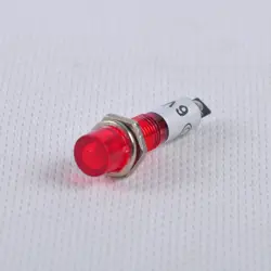 10pcs Red Mini Pilot Light 6.3v LED Indicator Guitar Tube Amplifier Amp