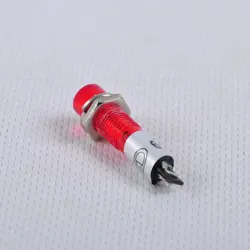 10pcs Red Mini Pilot Light 6.3v LED Indicator Guitar Tube Amplifier Amp