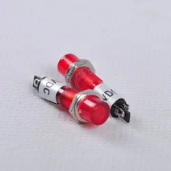 10pcs Red Mini Pilot Light 6.3v LED Indicator Guitar Tube Amplifier Amp