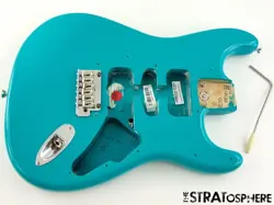 FENDER AMERICAN PROFESSIONAL II STRAT BODY   HARDWARE ALDER, PART, MIAMI BLUE