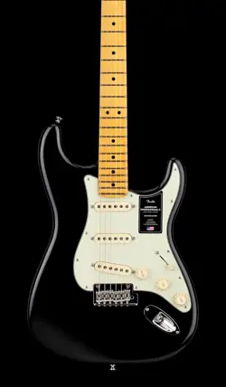 FENDER AMERICAN PROFESSIONAL II STRATOCASTER - BLACK #45747