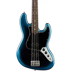 FENDER AMERICAN PROFESSIONAL II JAZZ BASS RW FB LE DARK NIGHT 197881280475 RF