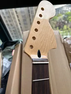DIY 22 FRETS STRAT BIG HEAD ELECTRIC GUITAR NECK ROSEWOOD FOR FENDER REPLACEMENT