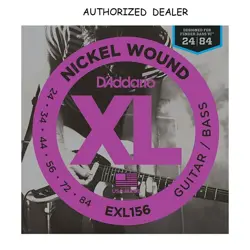 D'ADDARIO EXL156 NICKEL WOUND ELECTRIC GUITAR/BASS STRINGS FENDER BASS VI 24-84