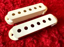 1960'S FENDER JAGUAR ORIGINAL PICKUP COVERS SET NOS!