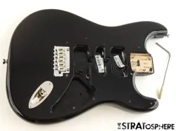 FENDER AMERICAN PROFESSIONAL II STRAT BODY & HARDWARE, ALDER BLACK