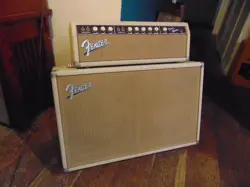 1963 FENDER BANDMASTER GUITAR AMP