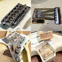 FENDER USA Stratcaster Eric Clapton with Lace Sensor Mod. Used 1989 Maple