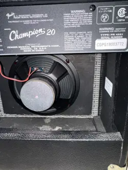 Fender Champion 20 70W Electric Guitar Amplifier with Power Cord