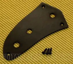 0659-M-B BLACK LOWER CONTROL PLATE FOR SQUIER OR FENDER JAGUAR GUITAR MINI POTS