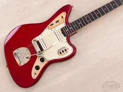 1964 FENDER JAGUAR PRE-CBS VINTAGE GUITAR CANDY APPLE RED W/ GOLD HARDWARE, CASE