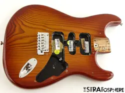 FENDER AMERICAN PROFESSIONAL II STRATOCASTER BODY W/ HARDWARE, STRAT SIENNABURST