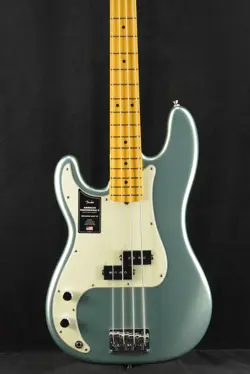 FENDER AMERICAN PROFESSIONAL II PRECISION BASS LEFT-HAND MYSTIC SURF GREEN MAPLE
