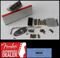 FENDER AGED/RELIC AMERICAN STANDARD USA STRATOCASTER HARDWARE SET STRAT