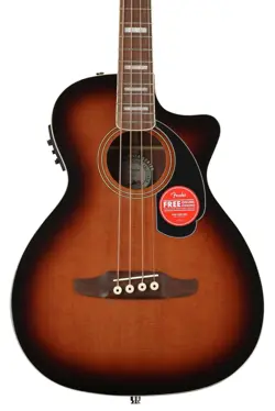 097-0783-164 FENDER KINGMAN ACOUSTIC ELECTRIC BASS WALNUT FINGERBOARD BURST BODY