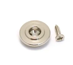 (1) GOTOH NICKEL VINTAGE STYLE ROUND STRING GUIDE FOR FENDER P/JAZZ BASS RB20NS
