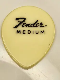 1960'S FENDER MEDIUM GUITAR PICK - NOS VERY RARE