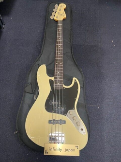FENDER AERODYNE JAZZ BASS VINTAGE WHITE ELECTRIC BASS GUITAR W/GIG BAG FAST SHIP