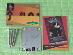 Fender JIMMY PAGE Signature DRAGON TELECASTER NECK PLATE ~ Led Zeppelin Cards