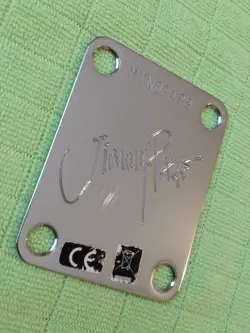 Fender JIMMY PAGE Signature DRAGON TELECASTER NECK PLATE ~ Led Zeppelin Cards