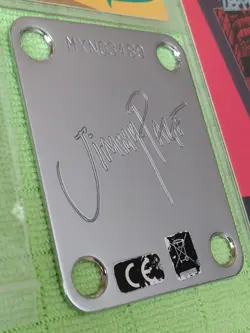 Fender JIMMY PAGE Signature DRAGON TELECASTER NECK PLATE ~ Led Zeppelin Cards