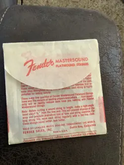 Fender Guitar- Electric SPANISH Guitar - STRING SET - No. 55- UNUSED Vintage
