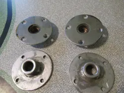 1954 FENDER STAGEMASTER STEEL GUITAR LEG SOCKETS